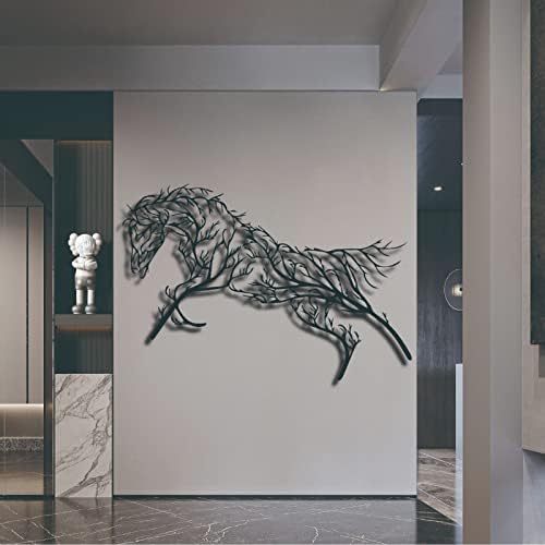 UGJSH Metal Horse Wall Decor 39 x 21