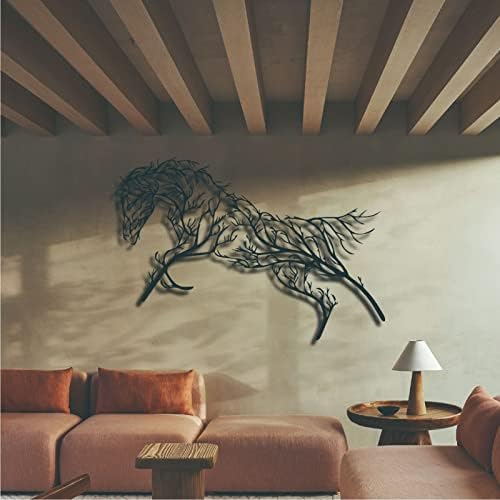 UGJSH Metal Horse Wall Decor 39 x 21
