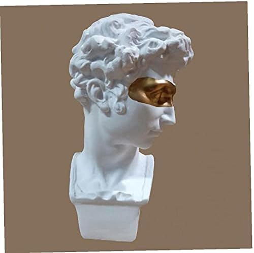 Mini Bust Sculpture 15cm White Art Decorative Statue
