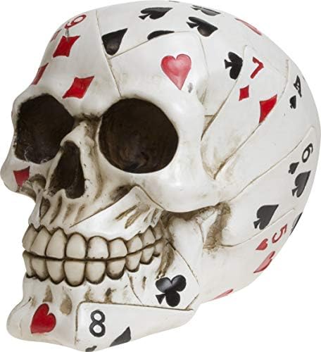 Nemesis Now Dead Mans Hand Skull Figurine 17cm White 1