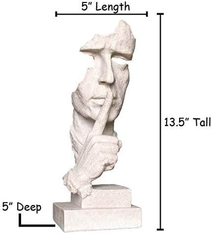 Head Bust Thinker Statue 135 Inch Tall