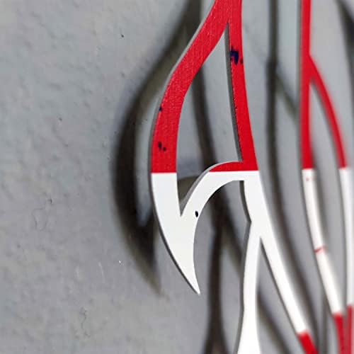Venovez American Flag Wall Decor Metal and Wood