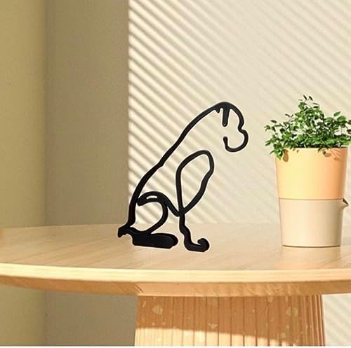 YRHSPORT Minimalist Dog Wall Sculpture Art