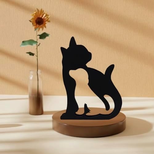 Minimalist Metal Dog Sculpture for Wall Decoration