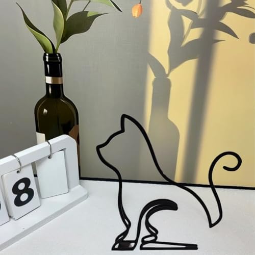 Metal Animal Minimalist Wall Sculpture Art Decoration