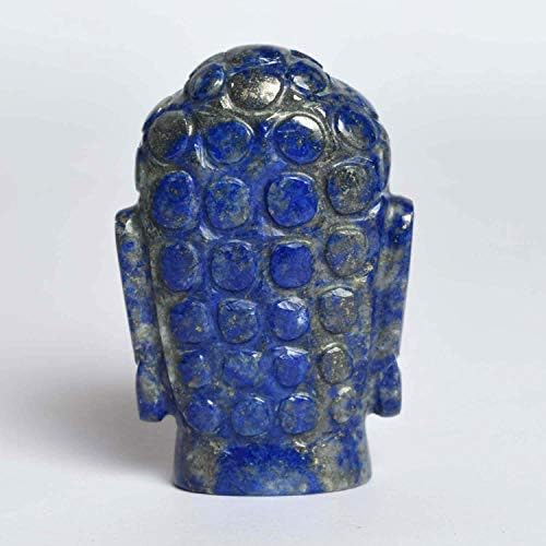 GEMHUB Buddha Head Lapis Lazuli Statue 104650 Ct Feng Shui Figurine