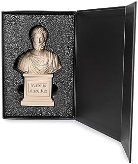 Marcus Aurelius Statue Bust - 65 Inch Stoic Philosopher Sculpture
