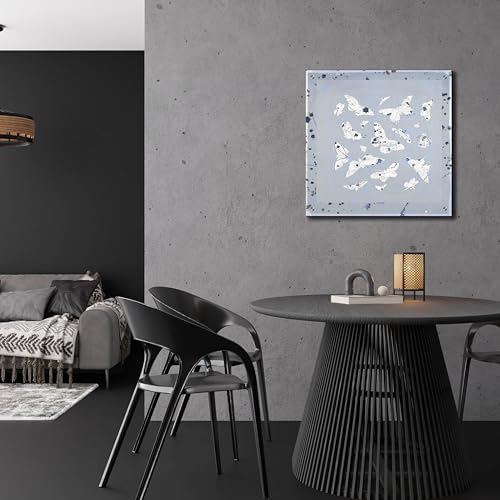19th Century Butterfly Constellations In Blue 3 Wall Art