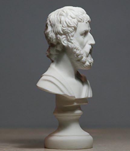 Greek Art Shop Alabaster Statue of Sophocles