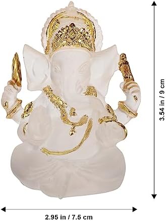 Happyyami Elephant Head God Statue Home Decor