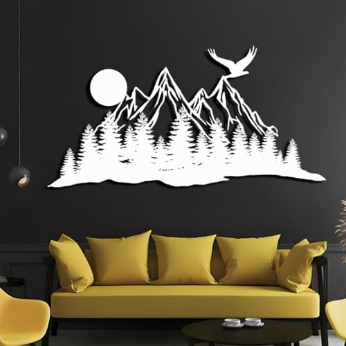 Metal Eagle Wall Decor 24x19in