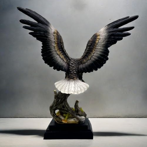 169 Inch Large Bald Eagle Statue Resin Sculpture