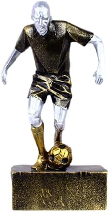 Soccer Player Sculpture Home Office Decoration