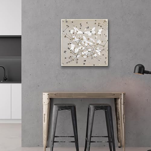 Epic Art 19th Century Butterfly Constellations 1 Wall Art 24x24