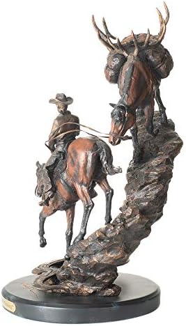 DEMDACO Last Creek Crossing Bronze Color 16x10 Sculpture
