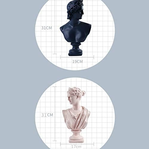 Ancient Greece Resin David Venus Head Statue Home Decor