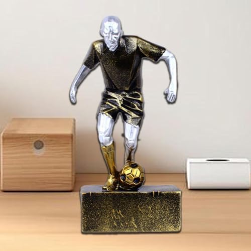 Soccer Player Sculpture Home Office Decoration