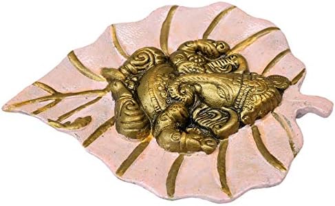 Charmy Crafts Metal Ganesha Wall Hanging Decoration - Light Pink