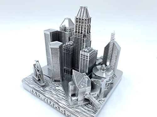 Baltimore 3D City Statue Model Ornament 4 Inch