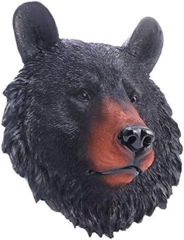 BESPORTBLE Bear Head Wall Decor Wall Statue Sculpture
