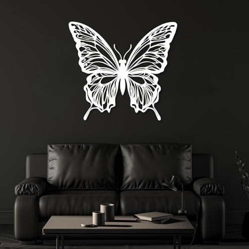 Huefoam Butterfly Metal Wall Art 28x25 Inches