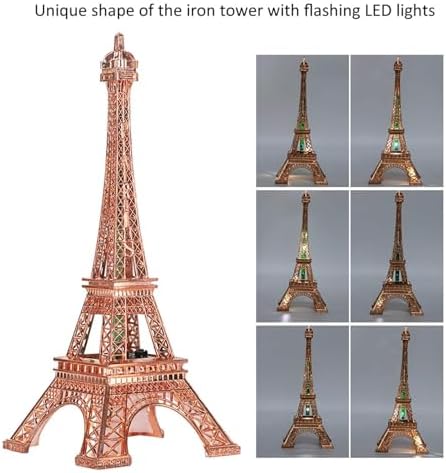 102 Inch LED Light Eiffel Tower Decor Statue