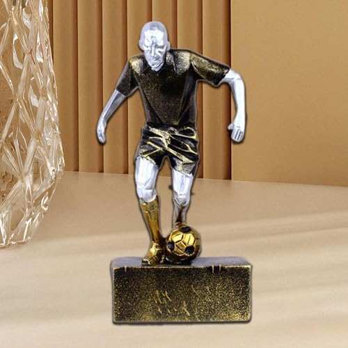 Soccer Player Sculpture Home Office Decoration