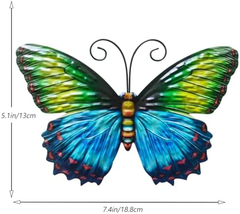 GENHAOTHREE Metal Butterfly Wall Decor 4 Pack