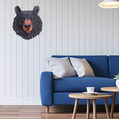 BESPORTBLE Bear Head Wall Decor Wall Statue Sculpture