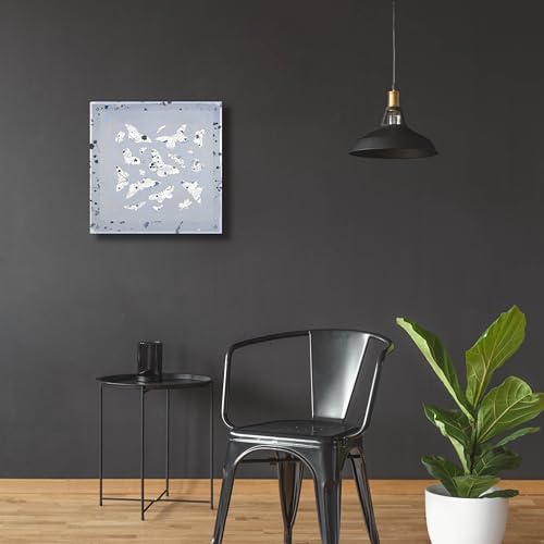 19th Century Butterfly Constellations In Blue 3 Wall Art