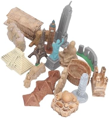 17PCS Miniature Ancient Buildings Set for Kids