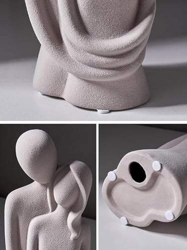 Modern Romantic Couple Sculptures for Home Decor