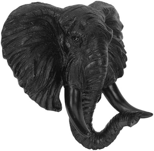 FOMIYES Wall Decor Elephant Head Sculpture