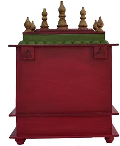 Home Temple Pooja Mandir Wooden Temple Statue for Home