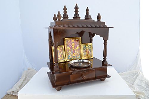 Homecrafts LED Light Temple Pooja Mandap for Home