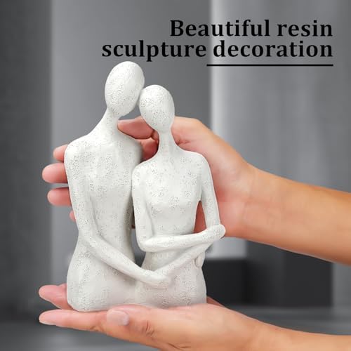 Abstract Hugging Couple Statue for Home Decor