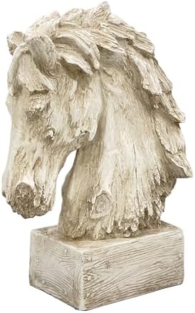 Galt International 18 Inch Horsehead Resin Statue