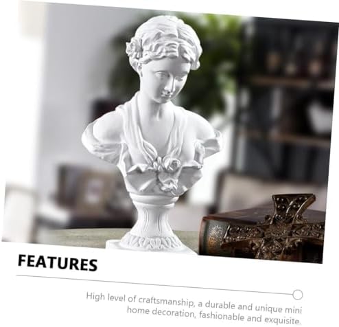 Elegant Bust Statue Desktop Home Office Decor