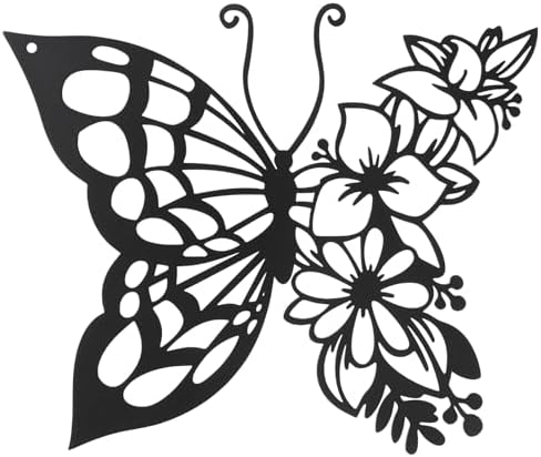 Geavo Metal Butterfly Wall Art Decor 125x106 Inch