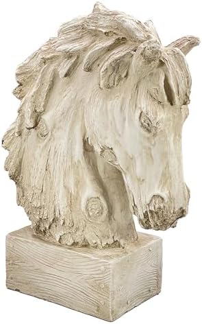 Galt International 18 Inch Horsehead Resin Statue
