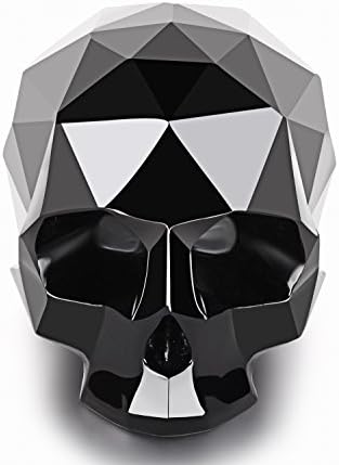Skullis 39 Inch Black Obsidian Carved Crystal Skull Sculpture
