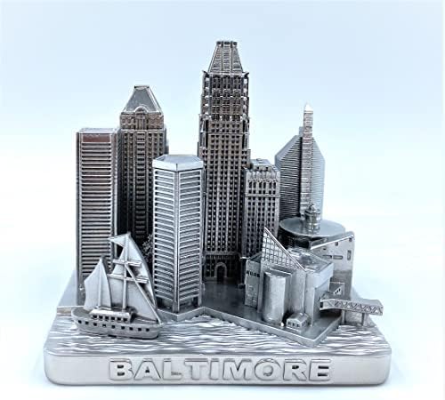 Baltimore 3D City Statue Model Ornament 4 Inch