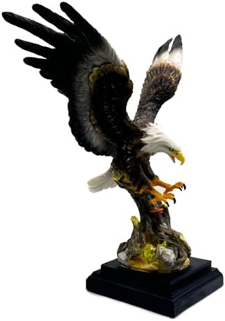 169 Inch Large Bald Eagle Statue Resin Sculpture