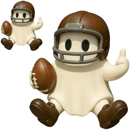 Halloween Ghost Statue Set with Sports and Music Themes