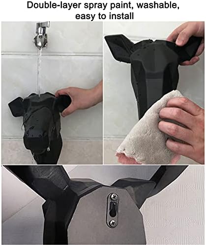 Daoyuan Wall Mount Geometry Deer Head Modern Decor