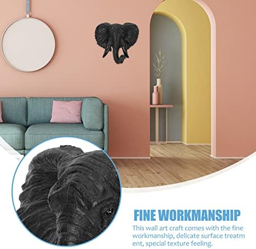 FOMIYES Wall Decor Elephant Head Sculpture