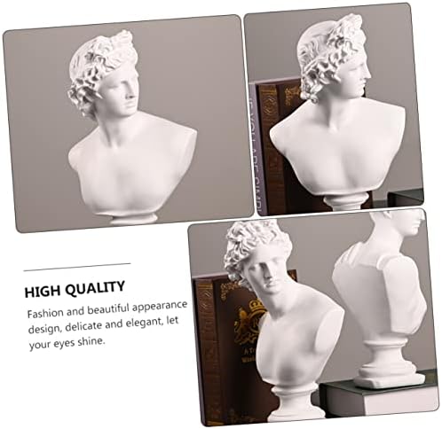 David Head Resin Statue 19x14x31cm Modern Decor
