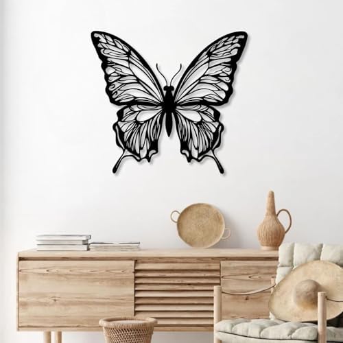 Huefoam Butterfly Metal Wall Art 28x25 Inches