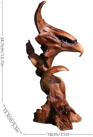 Bald Eagle Statue Resin Sculpture Outdoor Home Decor