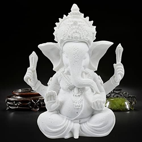 Elephant Buddha Statue Feng Shui Decor Handmade Resin